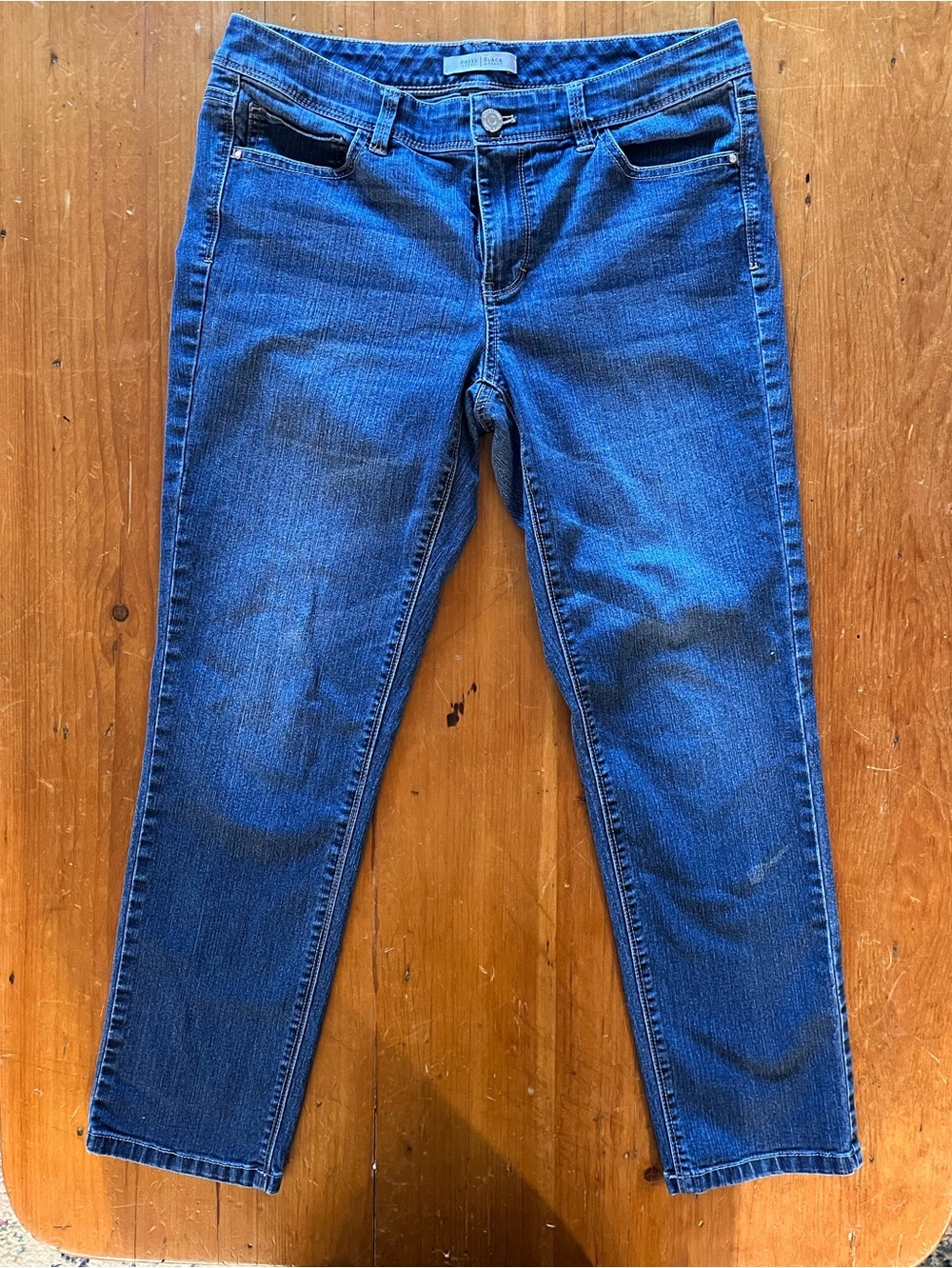 White House Black Market “Blanc” Women’s Blue Stretch Denim Jeans